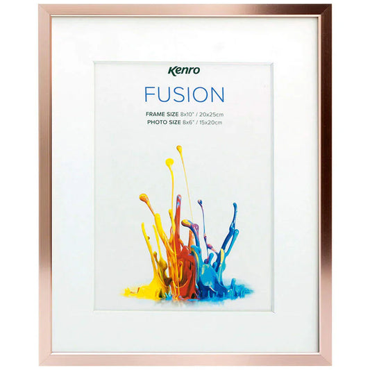 Kenro Fusion Classic A4 Frame with 9x6 Insert - Rose Gold