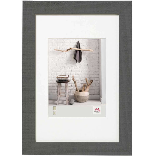 Walther Home Wooden Picture Frame - 9.5x7 inch - (Insert 7x5 inch) Grey