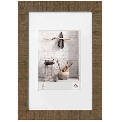 Walther Home Wooden Picture Frame - 15.75x11.75 inch - (Insert 10.75x8 inch) Medium Brown