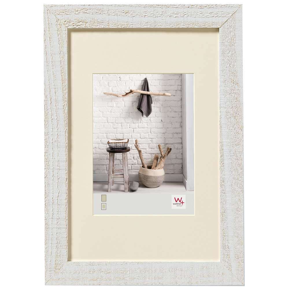 Walther Home Wooden Picture Frame - 15.75x11.75 inch - (Insert 10.75x8 inch) Polar White