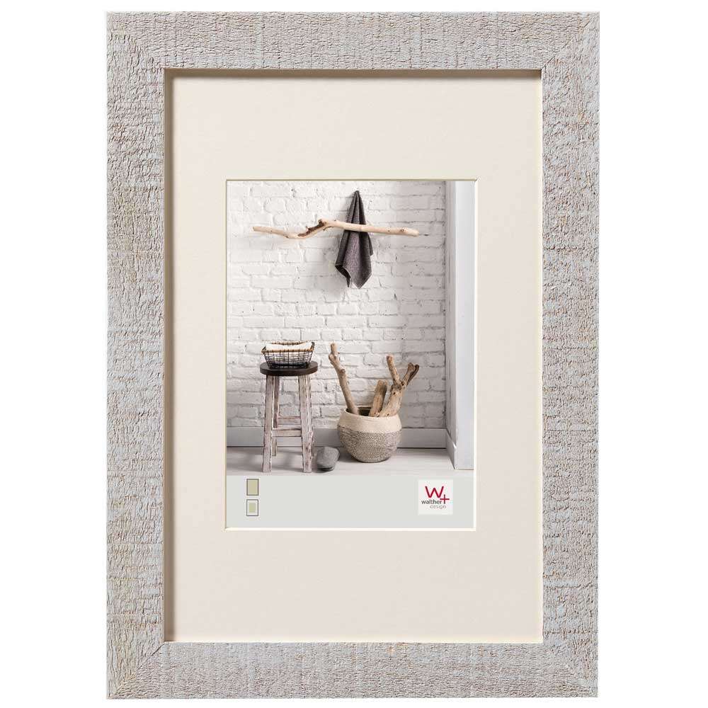 Walther Home Wooden Picture Frame - 15.75x11.75 inch - (Insert 10.75x8 inch) Light Grey