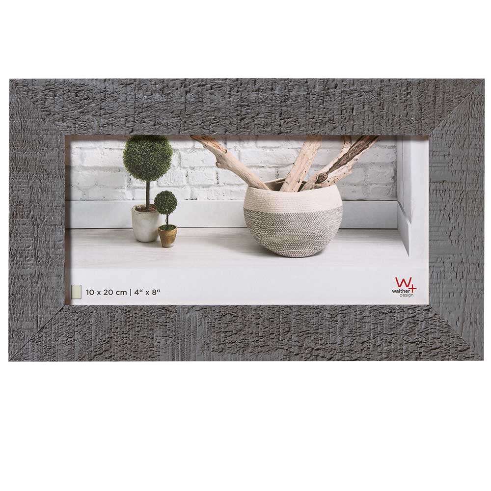 Walther Home Wooden Picture Frame - 8x4 inch - (No Insert) Grey