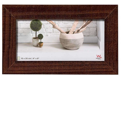 Walther Home Wooden Picture Frame - 8x4 inch - (No Insert) Walnut
