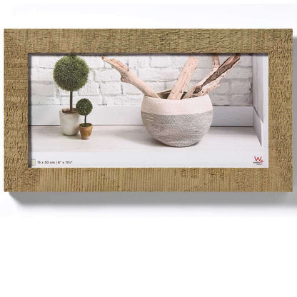 Walther Home Wooden Picture Frame - 11.75x6 inch - Beige Brown