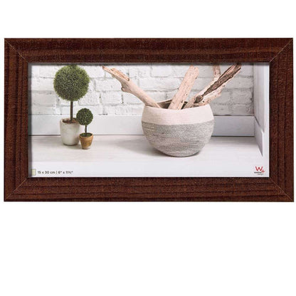 Walther Home Wooden Picture Frame - 11.75x6 inch - Walnut