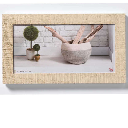 Walther Home Wooden Picture Frame - 8x4 inch - (No Insert) Cream White