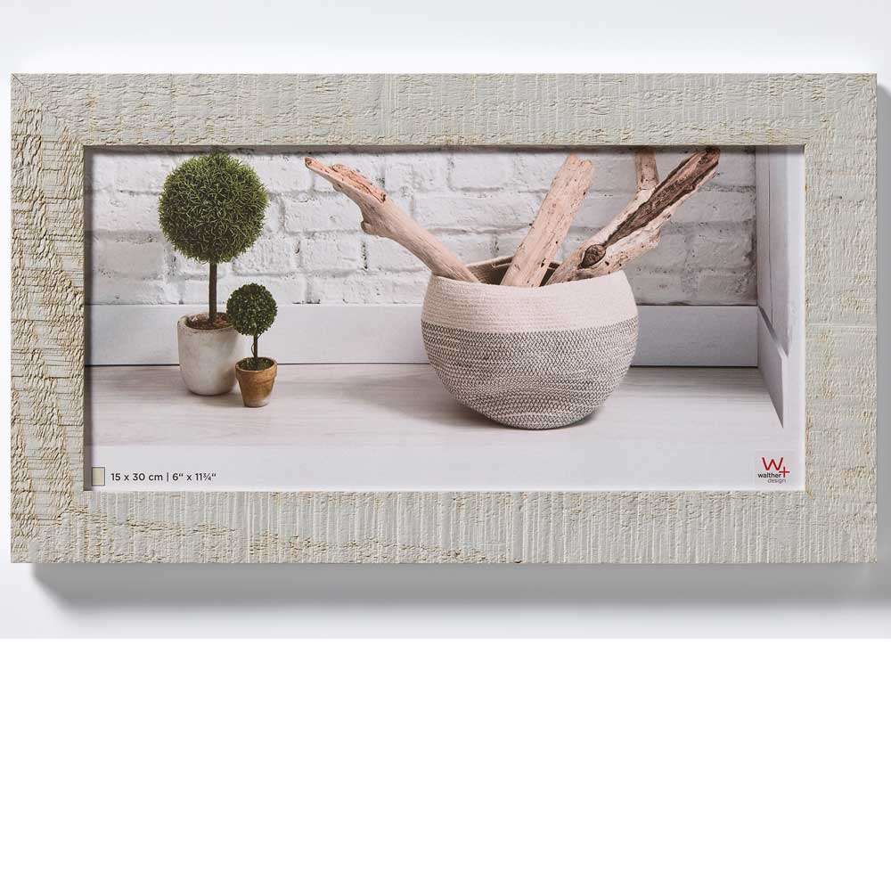 Walther Home Wooden Picture Frame - 11.75x6 inch - (No Insert) Light Grey