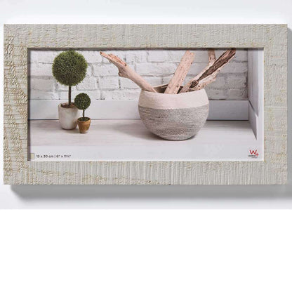 Walther Home Wooden Picture Frame - 11.75x6 inch - (No Insert) Light Grey