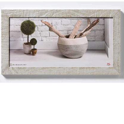 Walther Home Wooden Picture Frame - 15.75x8 inch - (No Insert) Light Grey