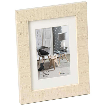 Walther Home Wooden Picture Frame - 7x5 inch - (Insert 5x3.5 inch) Cream White