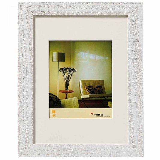 Walther Home Wooden Picture Frame - 9.5x7 inch - (Insert 7x5 inch) Polar White