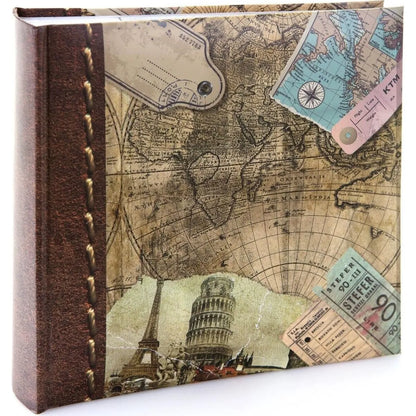 Kenro Old World Map Travel Photo Album for 200 7x5" Photos