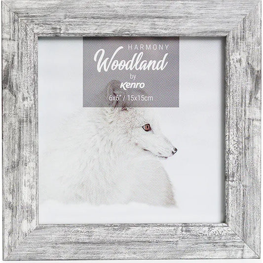 Kenro Harmony Woodland Series 5x5" Photo Frame - Grey