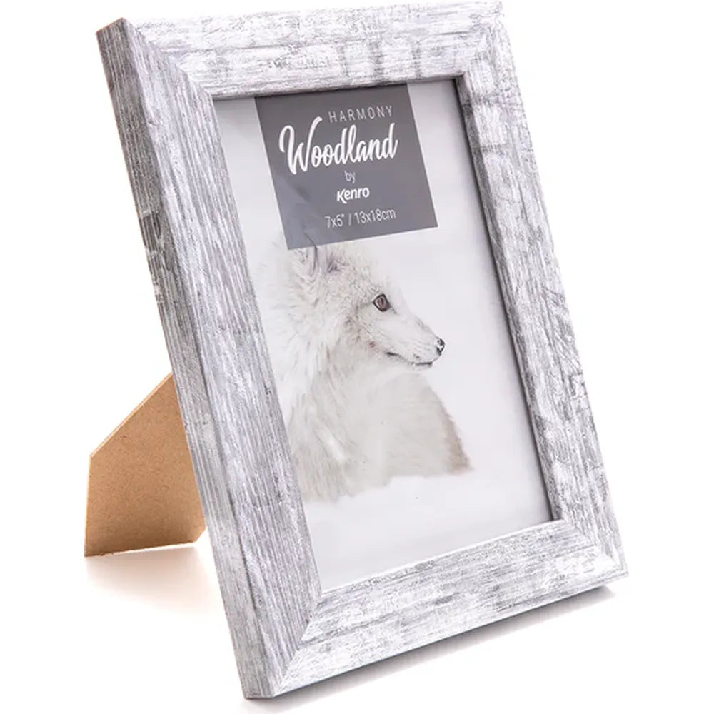 Kenro Harmony Woodland Series 12x8" Photo Frame - Grey