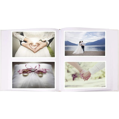 Kenro White Satin Traditional Album - 100 Pages - 32x27.5cm