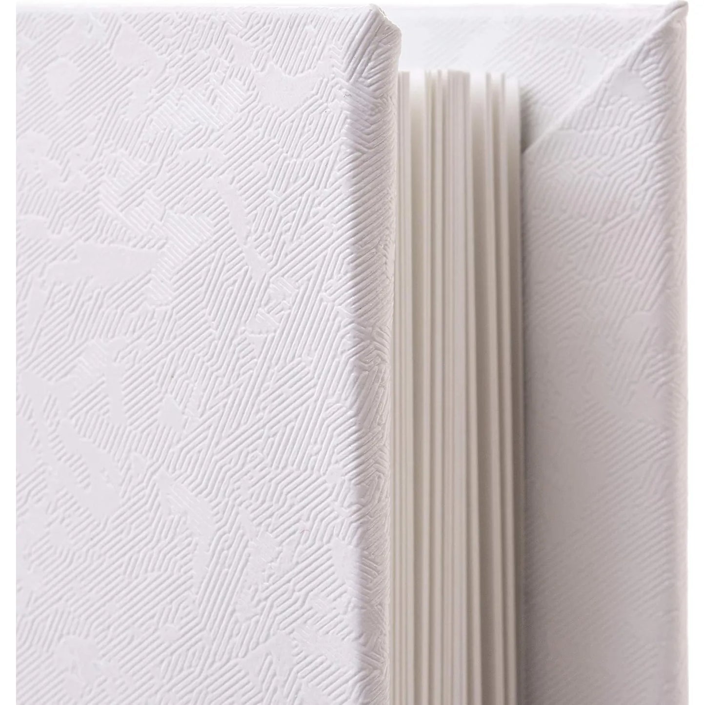 Kenro White Satin Wedding Guest Book - 76 Pages