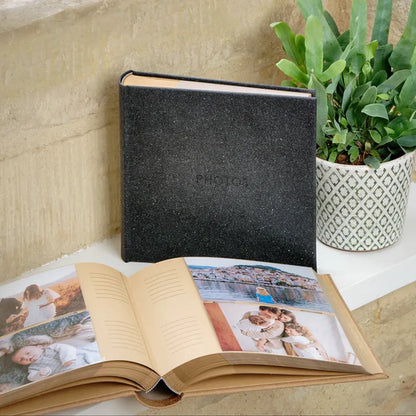 Kenro Signature Series Charcoal Leather Album for 200 6x4" Photos