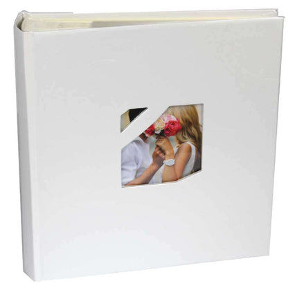 Celebration White Slip-In Wedding Photo Album - Holds 200 6x4" Photos