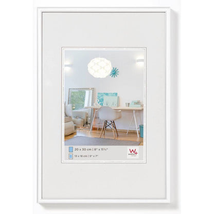Walther New Lifestyle Photo Frame White 6x4 inch - (Insert 4x2.75 inch)