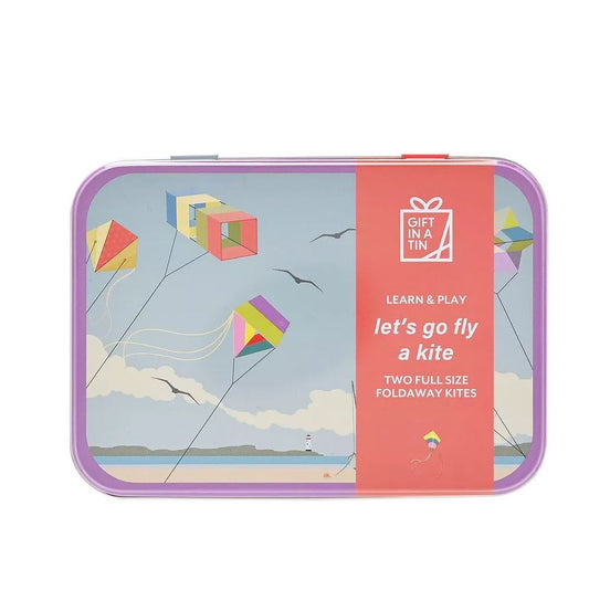 Tin with kites on the front