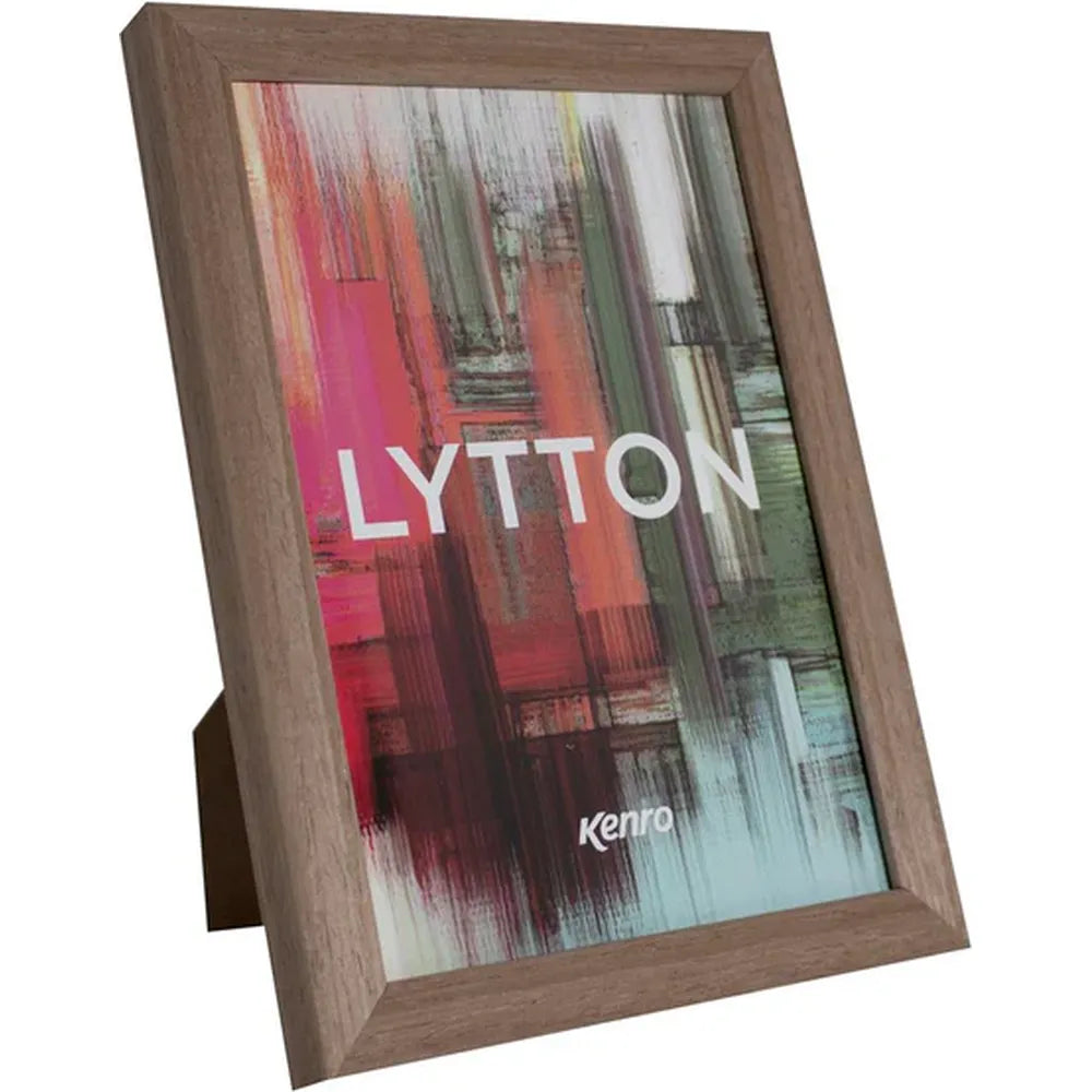 Kenro Lytton Series Wooden 8x6" Photo Frame - Brown