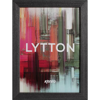 Kenro Lytton Series Wooden 8x6" Photo Frame - Black