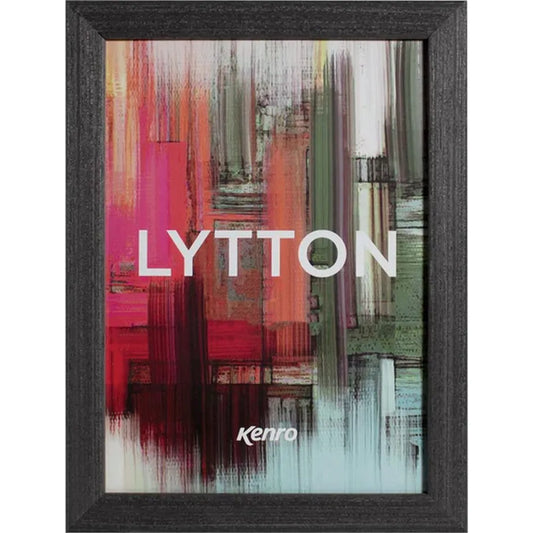 Kenro Lytton Series Wooden 10x8" Photo Frame - Black