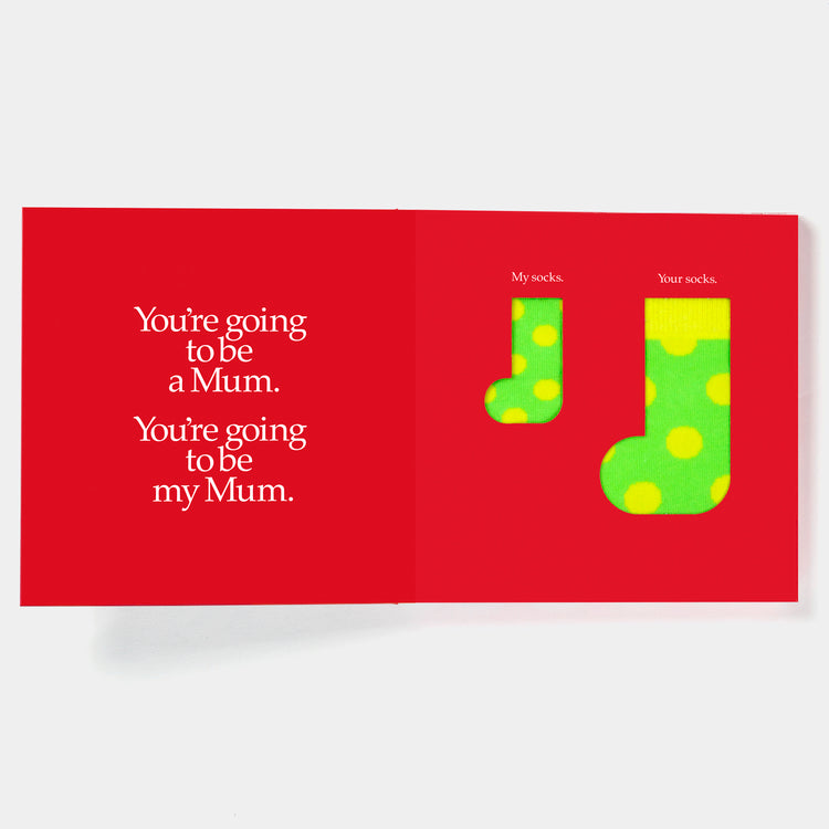 You're Going To Be A Mum with 2 Pairs of Socks - By John and Louise Kane