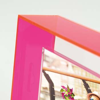 Bright Pink Neon 6x4 Photo Frame