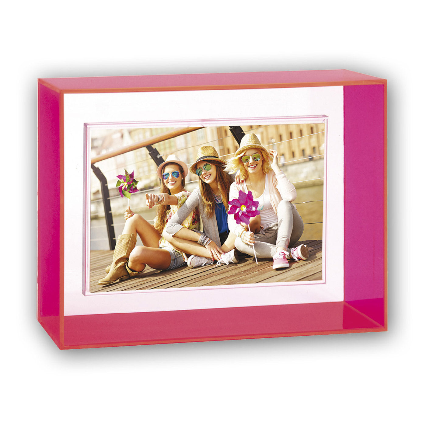 Bright Pink Neon 6x4 Photo Frame