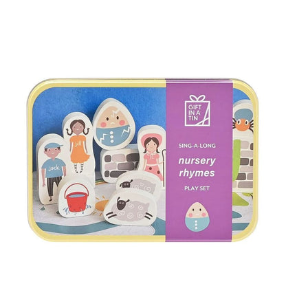 APPLES TO PEARS® Sing-Along Nursery Rhymes Play Set – Gift in a Tin, Ages 3+