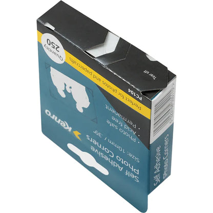Kenro Photo Corners for Traditional Photo Albums - 250pcs