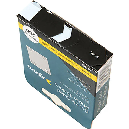 Kenro Double Sided Adhesive Tabs for Traditional Albums - 250pcs