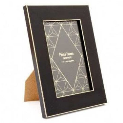 Black & Gold 6x4 Photo Frame