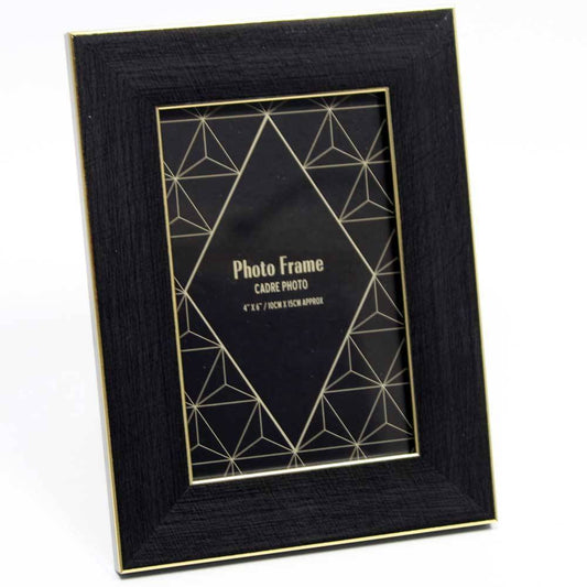 Black & Gold 7x5 Photo Frame