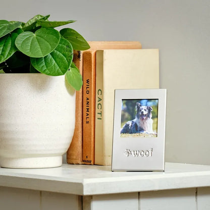 Perfect Paws Silver Plated 2x2 Photo Frame - Dog