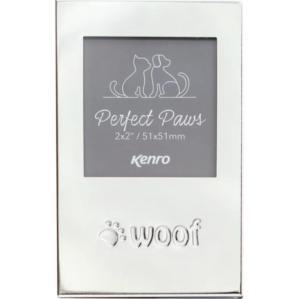 Perfect Paws Silver Plated 2x2 Photo Frame - Dog