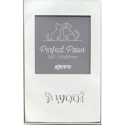 Perfect Paws Silver Plated 2x2 Photo Frame - Dog