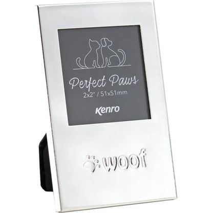 Perfect Paws Silver Plated 2x2 Photo Frame - Dog