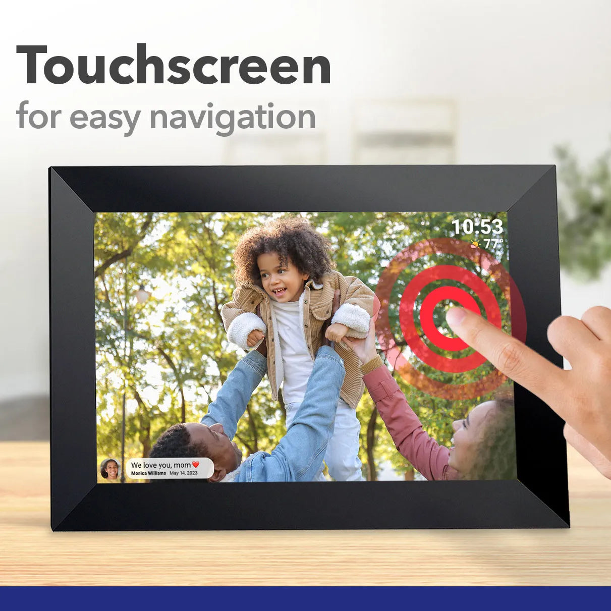 Praktica 10" WiFi Digital Photo Frame - Black