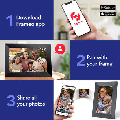 Praktica 10" WiFi Digital Photo Frame - Black