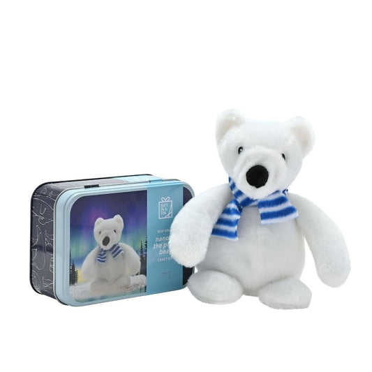 APPLES TO PEARS® Nanook the Polar Bear Craft Kit – Gift in a Tin, Ages 6+