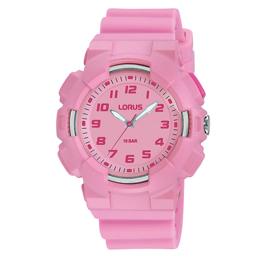 Lorus Kids Silicone Pink Watch