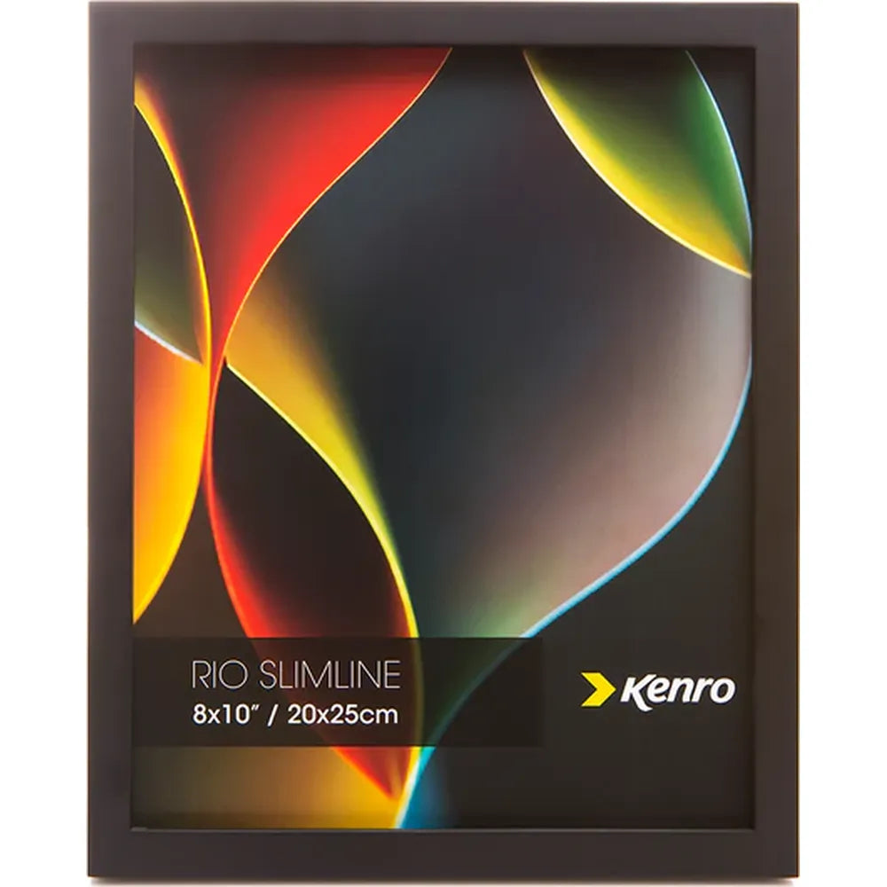 Kenro Rio Slimline 6x4 Photo Frame - Black