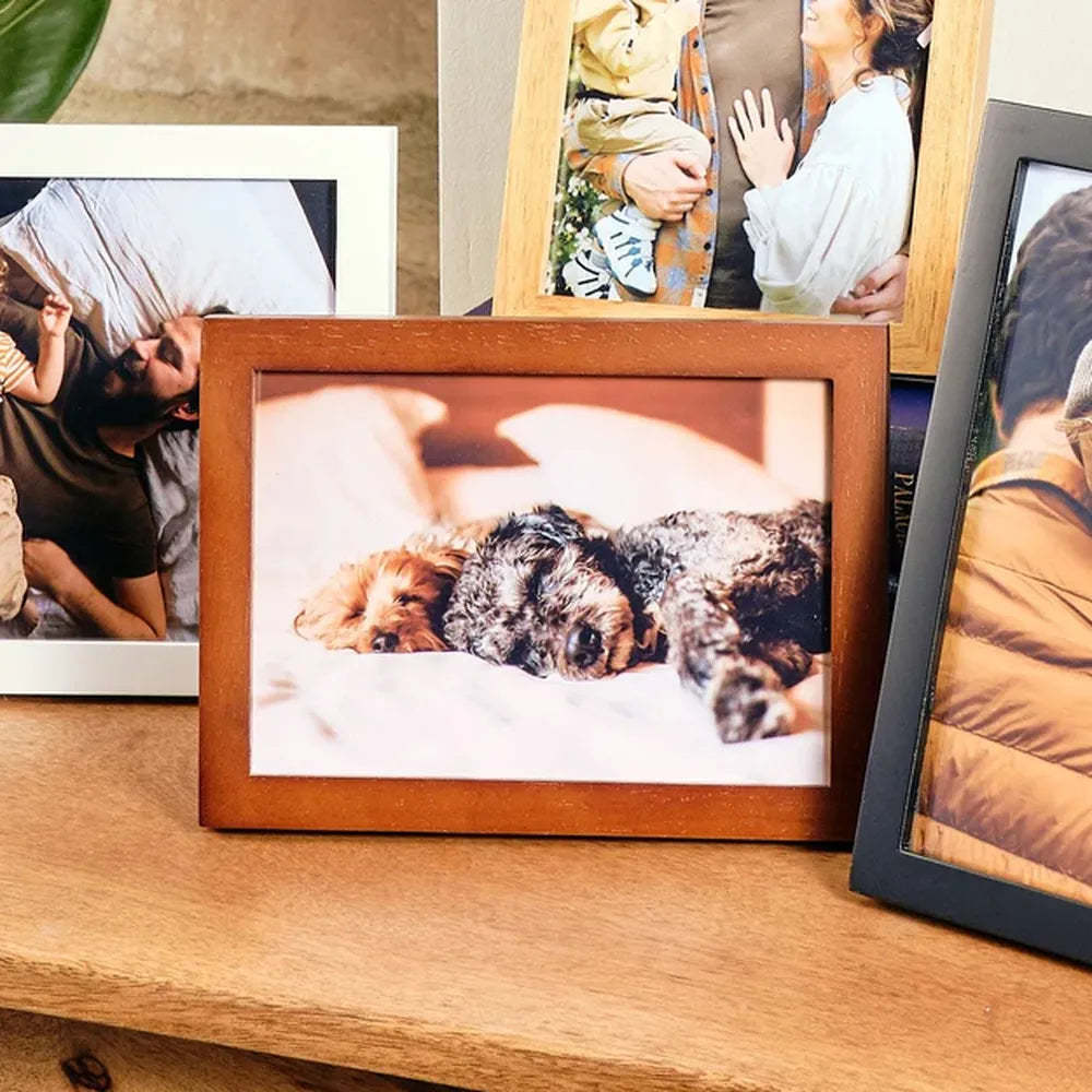Kenro Rio Slimline 6x4 Photo Frame - Dark Oak
