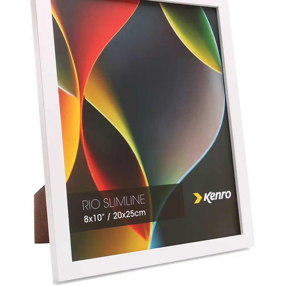 Kenro Rio Slimline 6x4 Photo Frame - White