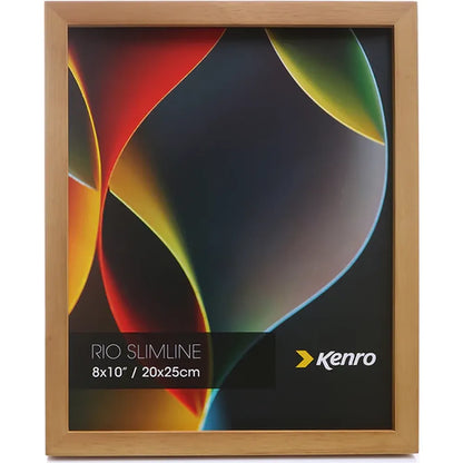 Kenro Rio Slimline 8x6 Photo Frame - Natural