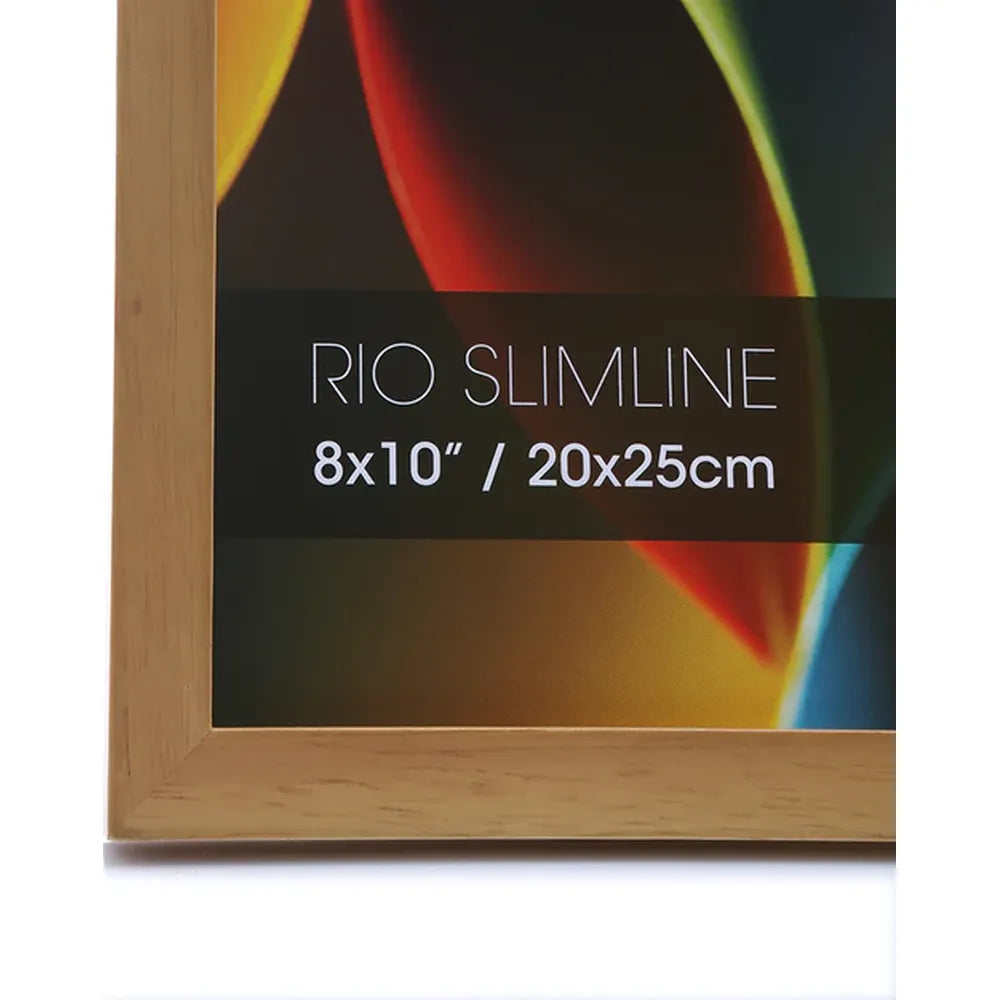 Kenro Rio Slimline 10x8 Photo Frame - Natural