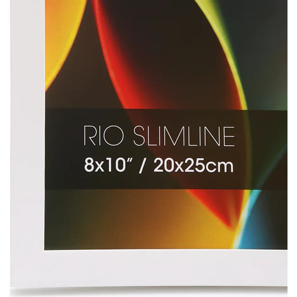 Kenro Rio Slimline 12x8 Photo Frame - White