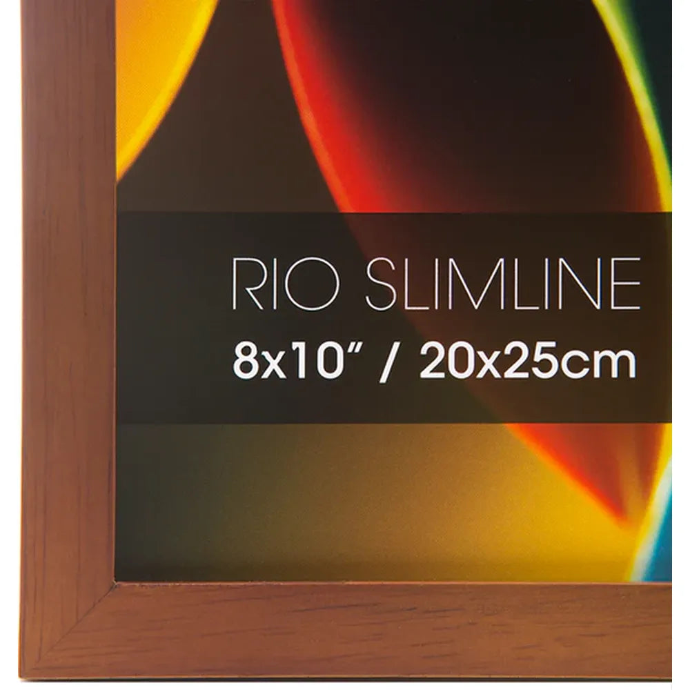 Kenro Rio Slimline A4 Photo Frame - Dark Oak